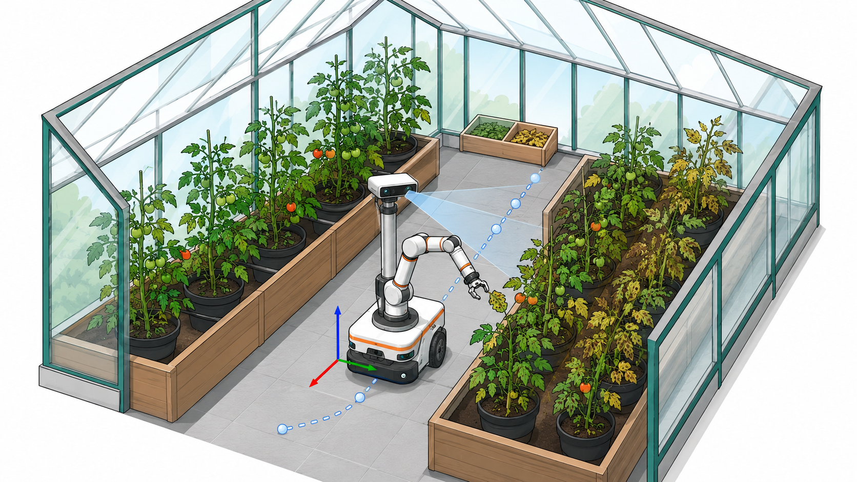 Isometric illustration of the RAISE Greenhouse 2026 world