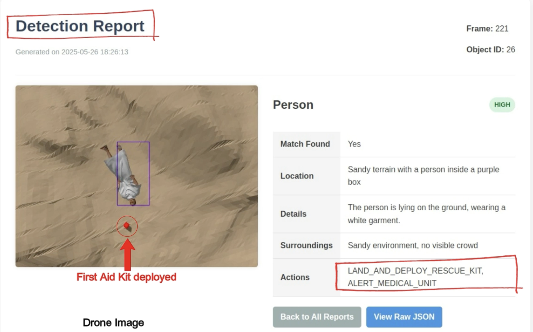 Advanced UAV Agent with Action Execution